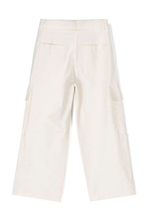 pantalone in cotone bianco MISSONI KIDS | MU6A70G0038165